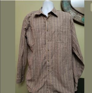 Mens LL. Bean Size XL Long Sleeve Button Down